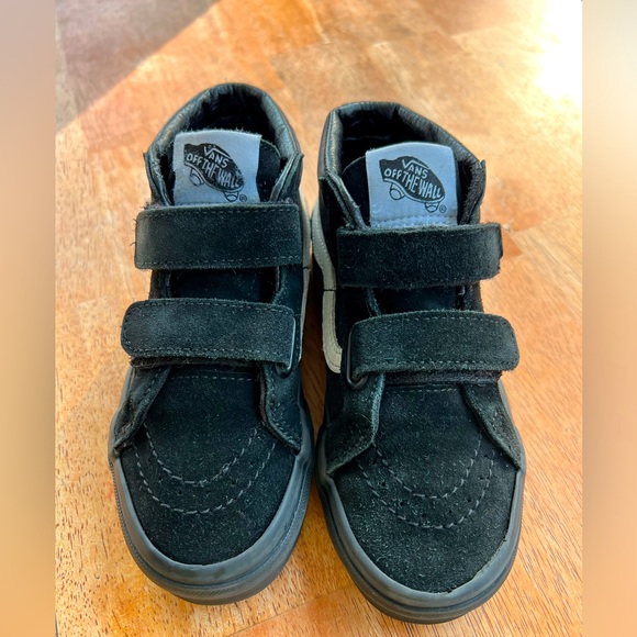 VANS SK8-MID REISSUE V, KIDS, BLACK, SIZE 13, UNISEX - Picture 2 of 9